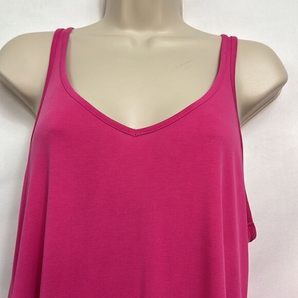 BP Pink ruffled Open Back sleeveless top size small EUC - Picture 2 of 12